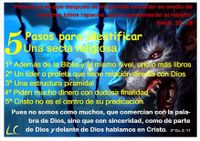 6 PASOS PARA IDENTIFICAR UNA SECTA RELIGIOSA